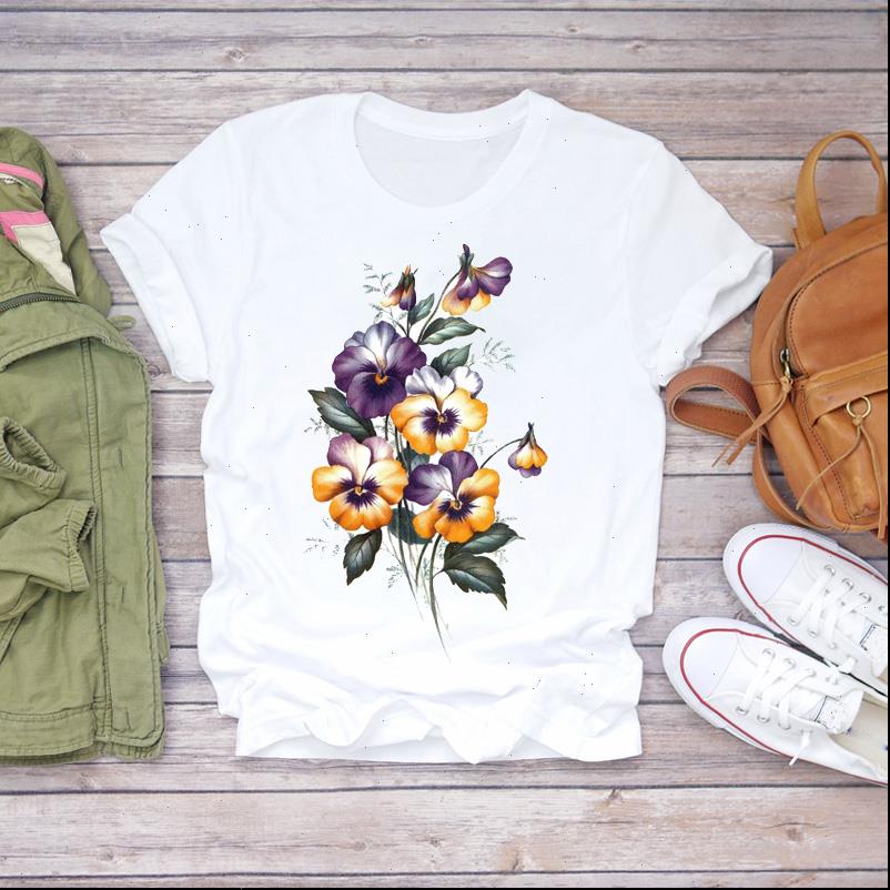 floral fashion aesthetic flower clothing womens t shirts casual 90s graphic tee, White
floral fashion aesthetic flower clothing womens t shirts casual 90s graphic tee, White