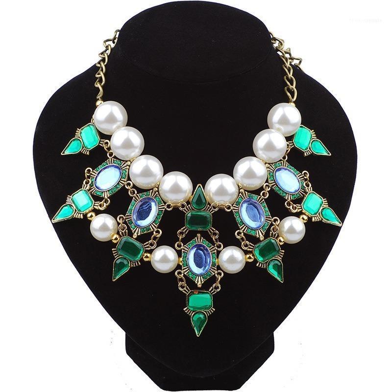 Chains Nigeria Jewelry For Women Green Crysat Necklace Fashion Party Wedding Pearl Necklace1
Chains Nigeria Jewelry For Women Green Crysat Necklace Fashion Party Wedding Pearl Necklace1