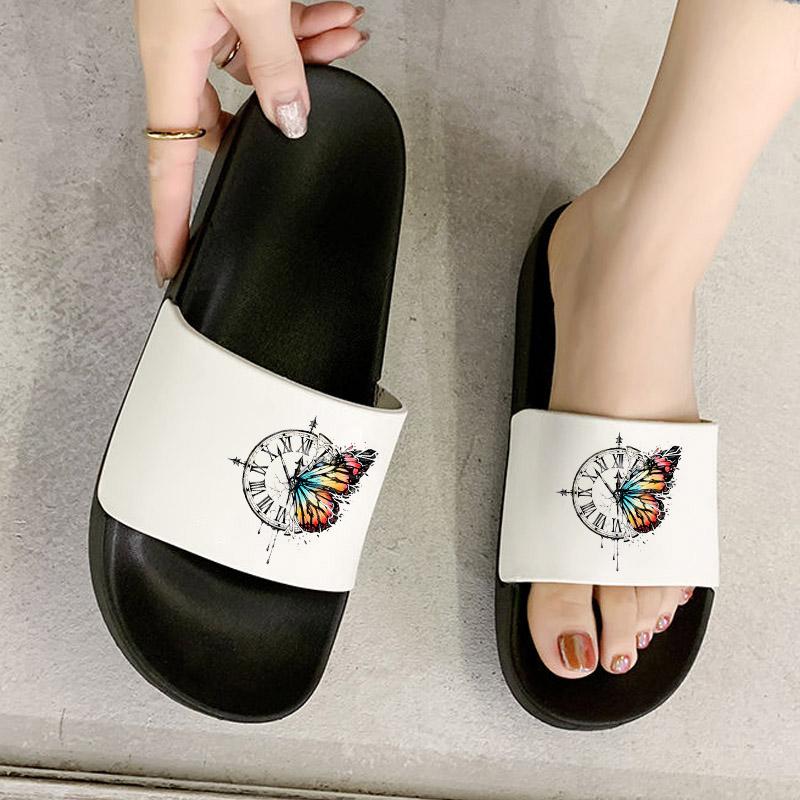 Slippers Women Summer Beach PVC Soft Sole Slide Sandals Ladies Indoor Home Cartoon Butterfly Floral Print Female Shoes, 2611
Slippers Women Summer Beach PVC Soft Sole Slide Sandals Ladies Indoor Home Cartoon Butterfly Floral Print Female Shoes, 2611