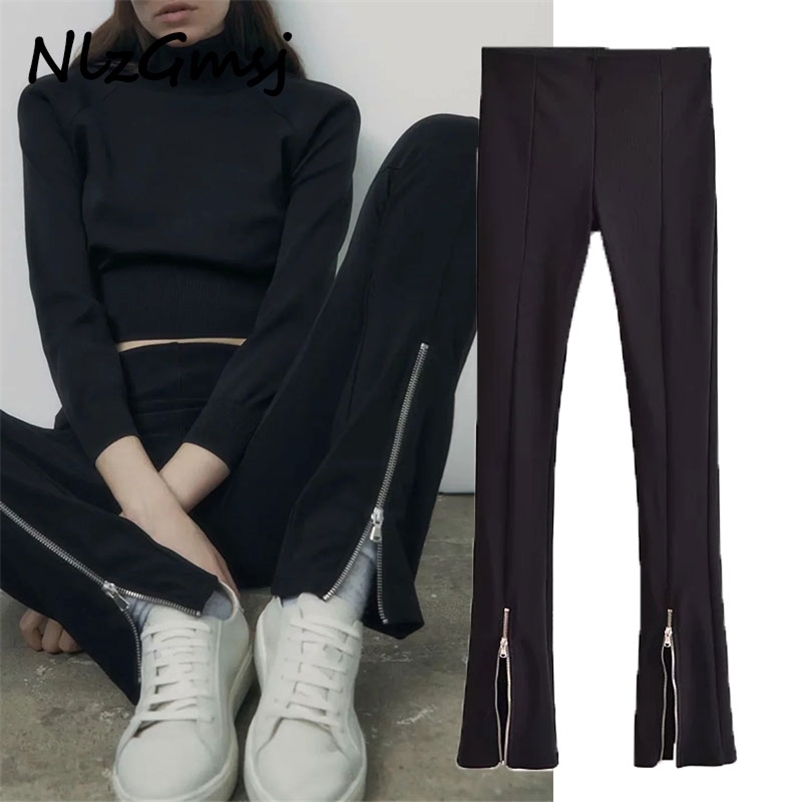 Pant Women Female High Waisted Pants Vintage Knitted Black Ottoman Leggings Aesthetics Woman 03 210628, As picture
Pant Women Female High Waisted Pants Vintage Knitted Black Ottoman Leggings Aesthetics Woman 03 210628, As picture