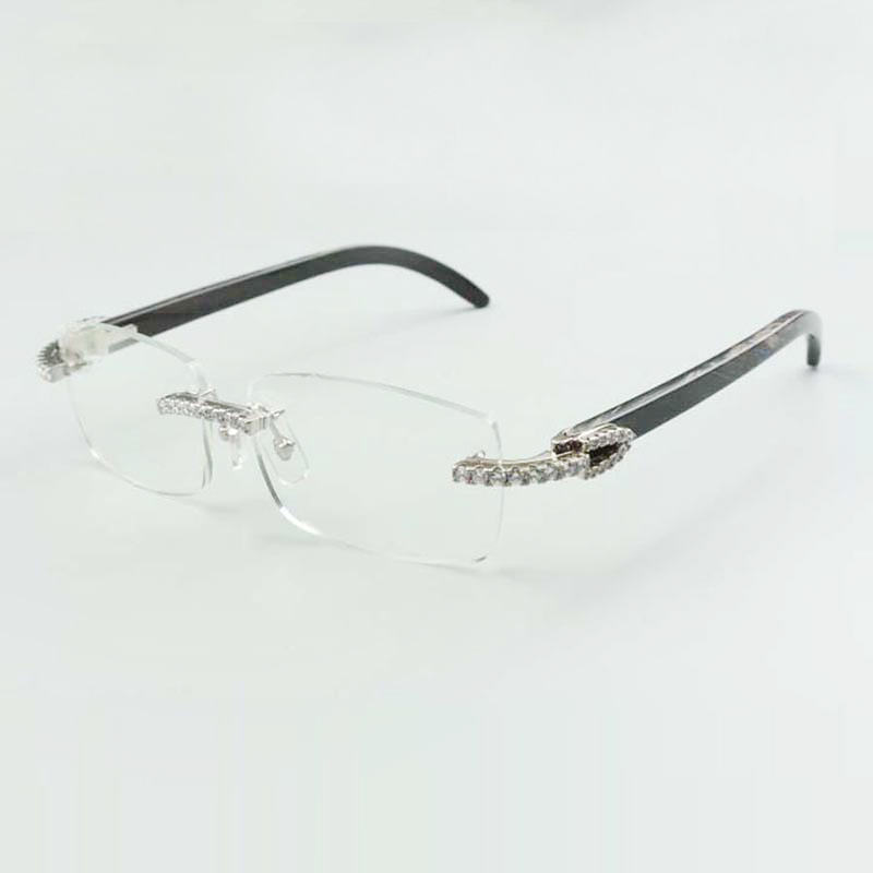 2021 designers glasses frame endlesses diamonds 3524012 with natural black textured buffalo horns, size: 55-18-140mm
2021 designers glasses frame endlesses diamonds 3524012 with natural black textured buffalo horns, size: 55-18-140mm