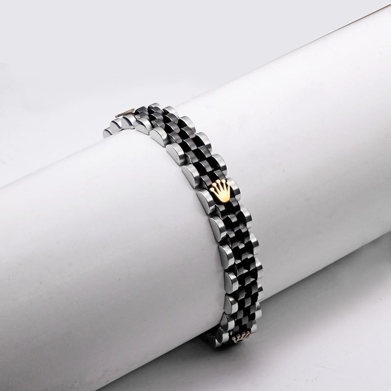 Vintage Chain Link Style Stainless Steel Speedometer Bracelets Crown Men Women Brand Fashion Bangles pulseiras 210408, Black
Vintage Chain Link Style Stainless Steel Speedometer Bracelets Crown Men Women Brand Fashion Bangles pulseiras 210408, Black
