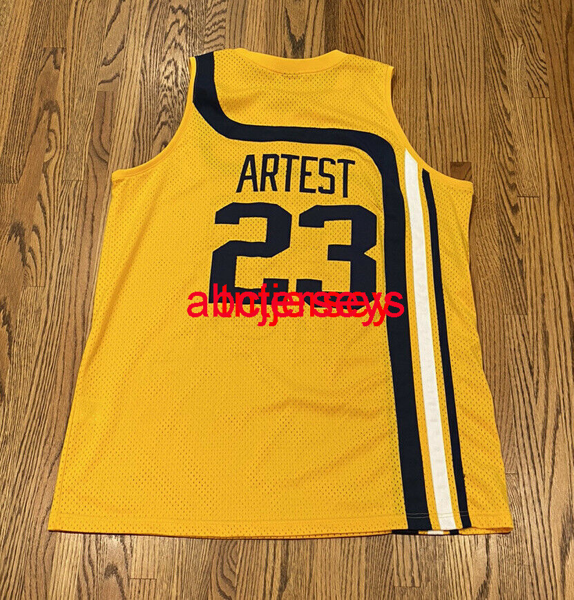 Stitched Ron Artest Vintage Swingman Basketball Jersey Embroidery Size -6XL Custom Any Name Number Basketball Jerseys, Yellow
Stitched Ron Artest Vintage Swingman Basketball Jersey Embroidery Size -6XL Custom Any Name Number Basketball Jerseys, Yellow
