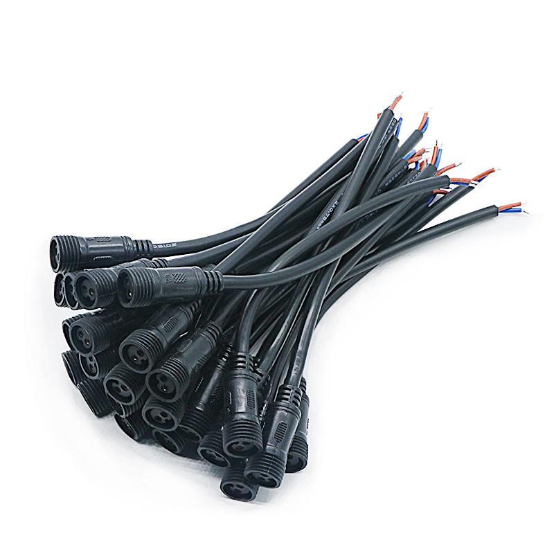 2021 Edison2011 2/3/4/5 pins Waterproof Connector with Wire Cable 40cm IP66 female & male plug 0.5 mm² for LED Strips