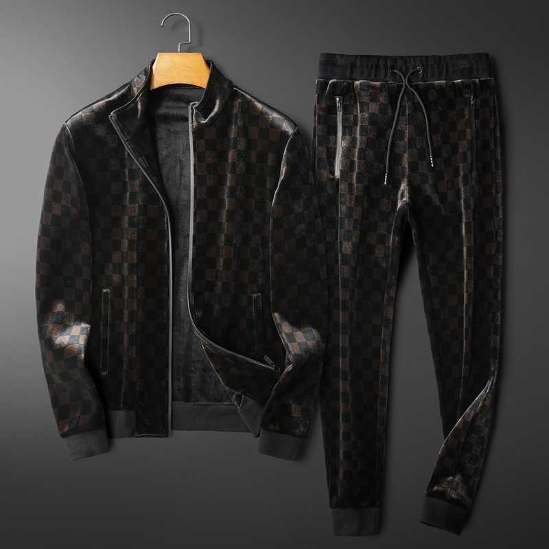2021 autumn and winter clothes new Korean Men's mens Tracksuits jogging suits men fashion leisure golden velvet thickened Plush zipper set tracksuit, Gray
2021 autumn and winter clothes new Korean Men's mens Tracksuits jogging suits men fashion leisure golden velvet thickened Plush zipper set tracksuit, Gray