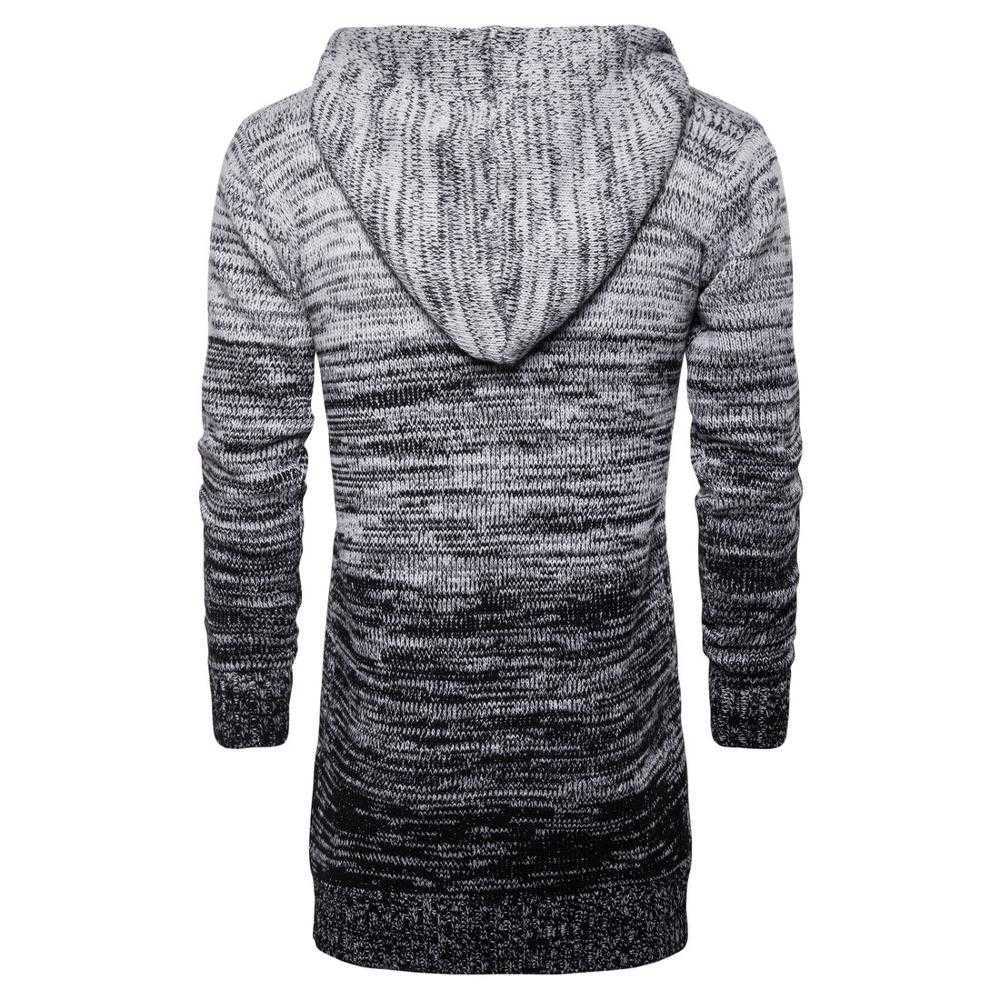 Solid Men Casual Sweater Autumn Winter Warm Men Clothes 210818