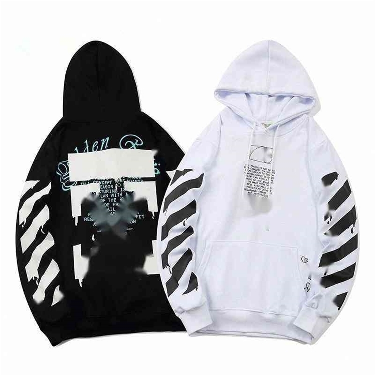 Brands Brand Off Personality Hooded Sweatshirts Men Women Couple Designer Cross Dissolve Arrow Printing Jacket Black White x Print Top Eu Size Hoodies
Brands Brand Off Personality Hooded Sweatshirts Men Women Couple Designer Cross Dissolve Arrow Printing Jacket Black White x Print Top Eu Size Hoodies