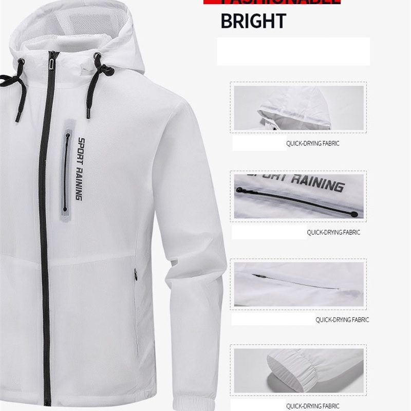 Sports Jacket Men Coats Zipper Waterproof Jacket for Men Style Cloting Hiking Jacket Black Pull Homme Male Clothes with Pockets 210601