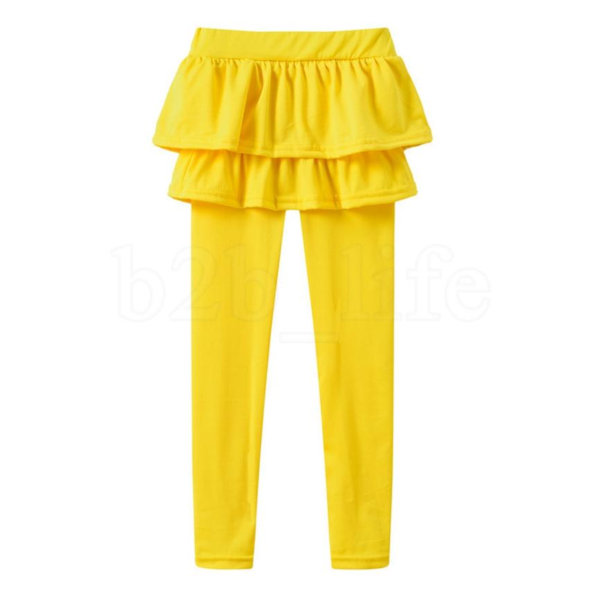2022 new Multi-color Kid Girl Skirt Pants Spring solid color Leggings Girls Clothes Children Kids Trousers Leggings Pants princess dress