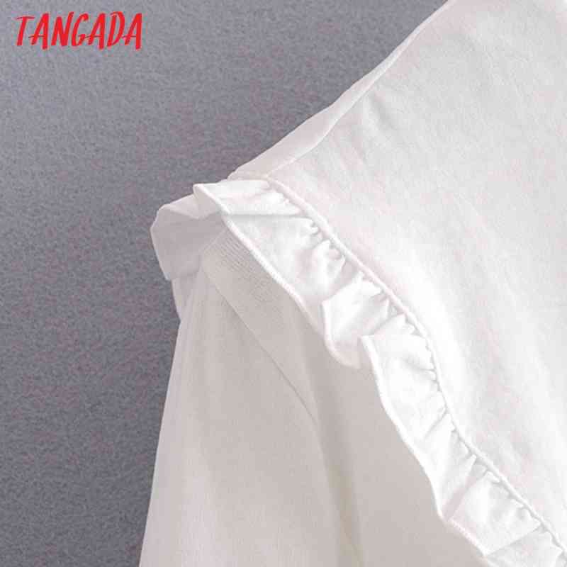 Fashion Women Oversized Collar White Shirt Long Sleeve High Street Ladies Mini Dress 3H52 210416