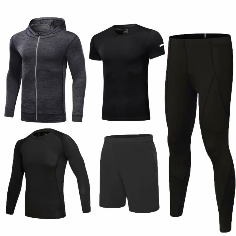 Men' Tracksuits Sports Tracksuit Running Clothes For 5 Pieces Compression Jogging Homme Set Basketball Tights Suits Gym Fitness Sportswear, Beige
Men' Tracksuits Sports Tracksuit Running Clothes For 5 Pieces Compression Jogging Homme Set Basketball Tights Suits Gym Fitness Sportswear, Beige