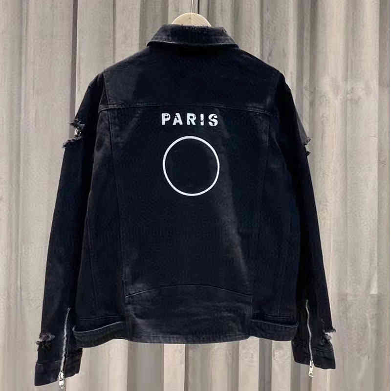 2021 fashion designer mens Denim jacket black white balm women long sleeve jackets mattarava clothe coat balman, Black;brown
2021 fashion designer mens Denim jacket black white balm women long sleeve jackets mattarava clothe coat balman, Black;brown