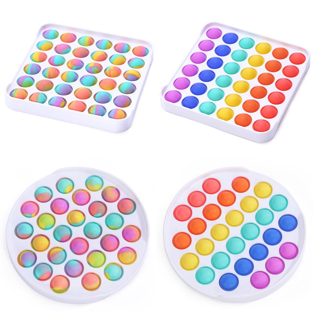 Push It Fidget Toy Colorful ABS Sensory Toys Rainbow Bubble Anxiety Stress Relief Stuff For Kids Children
Push It Fidget Toy Colorful ABS Sensory Toys Rainbow Bubble Anxiety Stress Relief Stuff For Kids Children