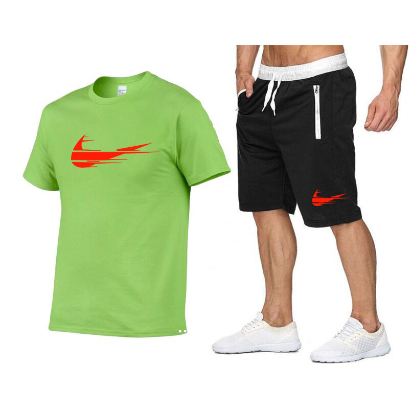 Sportswear Men's Shorts Set fashion Printing tracksuit men T-shirt Sports Running 2021 Summer Clothing Sweat Suit Plus Size S-2XL, Gray
Sportswear Men's Shorts Set fashion Printing tracksuit men T-shirt Sports Running 2021 Summer Clothing Sweat Suit Plus Size S-2XL, Gray