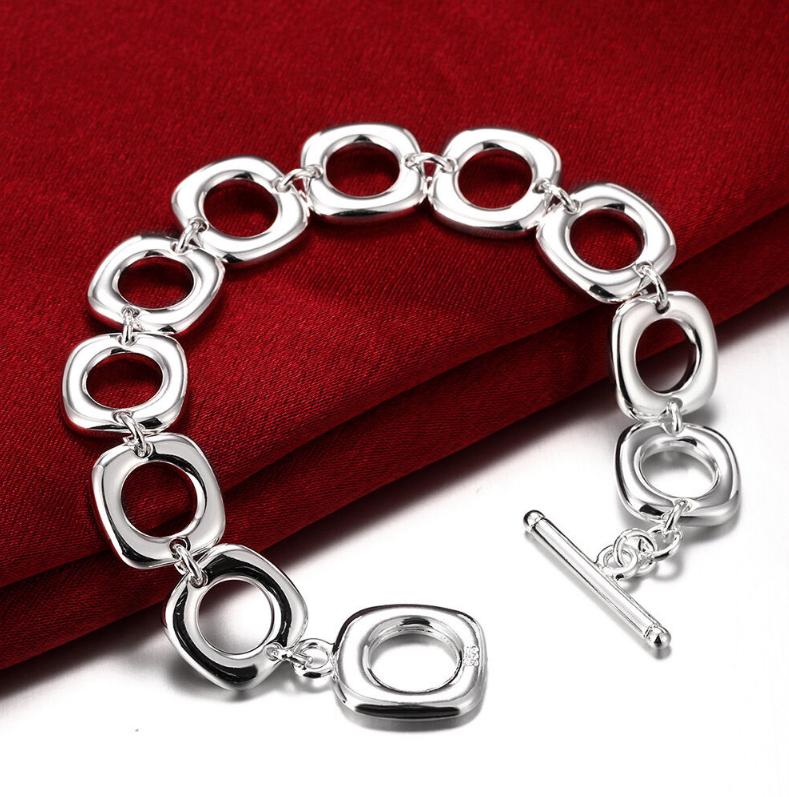 Link, Chain ANGLANG Stunning Women Square Charm Bangle Bracelet Jewelry Sparking Stainless Steel Gold Anniversary Party Gift
Link, Chain ANGLANG Stunning Women Square Charm Bangle Bracelet Jewelry Sparking Stainless Steel Gold Anniversary Party Gift