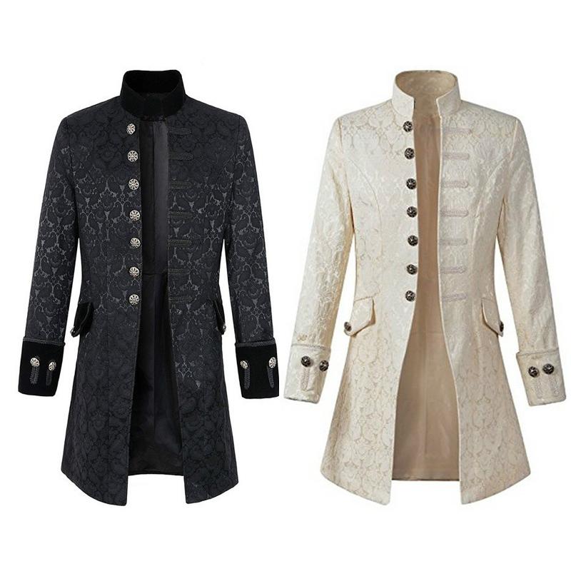 Men' Trench Coats Large Size Medieval Clothing Coat Slim Collar Jacket Windbreaker Long Retro Stand Stage Props Cosplay Costume Male
Men' Trench Coats Large Size Medieval Clothing Coat Slim Collar Jacket Windbreaker Long Retro Stand Stage Props Cosplay Costume Male