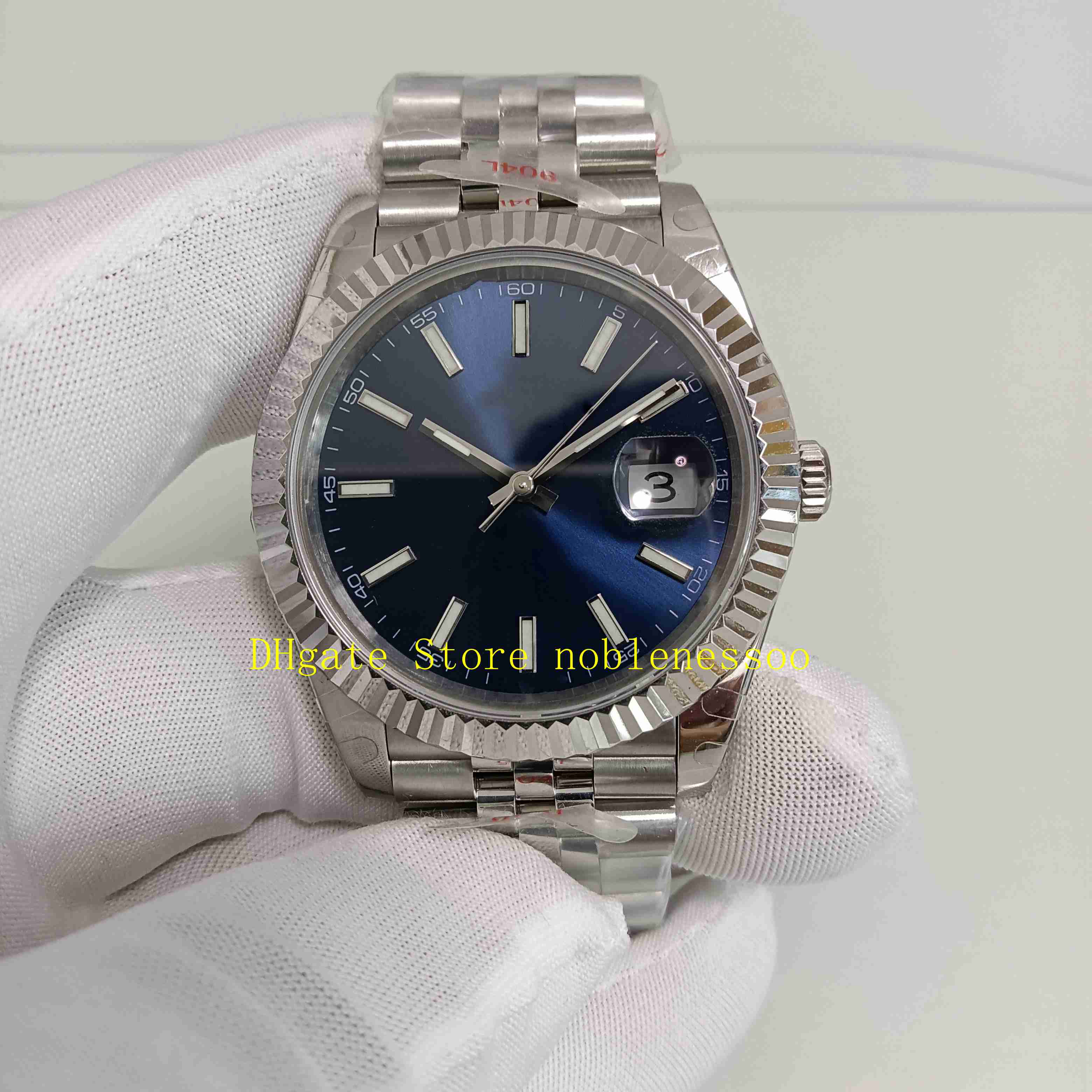 16 Style GM Factory 904L Cal.3235 Movement Automatic Watch Men's 41mm 126334 Blue Gray White Silver Black Dial Fluted bezel Bracelet 126300 Mechanical GMF Watches, 01
16 Style GM Factory 904L Cal.3235 Movement Automatic Watch Men's 41mm 126334 Blue Gray White Silver Black Dial Fluted bezel Bracelet 126300 Mechanical GMF Watches, 01