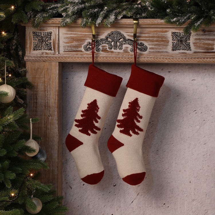 2022 Knitted Christmas decorative socks pendant wool candy-gift-bag Terry 3D three-dimensional Christmas tree ornaments
2022 Knitted Christmas decorative socks pendant wool candy-gift-bag Terry 3D three-dimensional Christmas tree ornaments