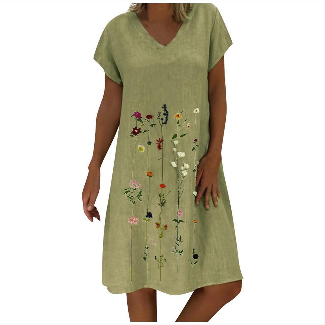 embroidered short sleeves womens dress knee length v neck casual fashion women plus size mujer vestidos loose female dresses, Black;gray
embroidered short sleeves womens dress knee length v neck casual fashion women plus size mujer vestidos loose female dresses, Black;gray