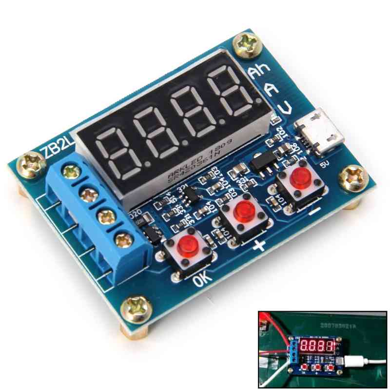 ZB2L3 Li-lon Lithium Lead acid Accu Capacity Meter discharge Tester Analyzer