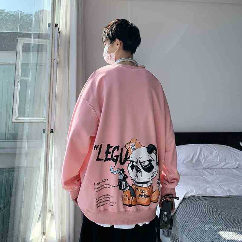 12021 brand ins sweater loose round neck Korean fashion long sleeve Large Print hip hop sports coat men's wear, Black
12021 brand ins sweater loose round neck Korean fashion long sleeve Large Print hip hop sports coat men's wear, Black