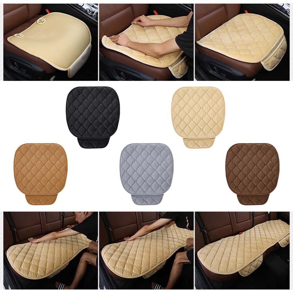 Winter Warm Keep Car Forward Seat Floors Matter Effects Color Vehicles Front Chairs Anti-Slip Car Interior Styling seat Cover