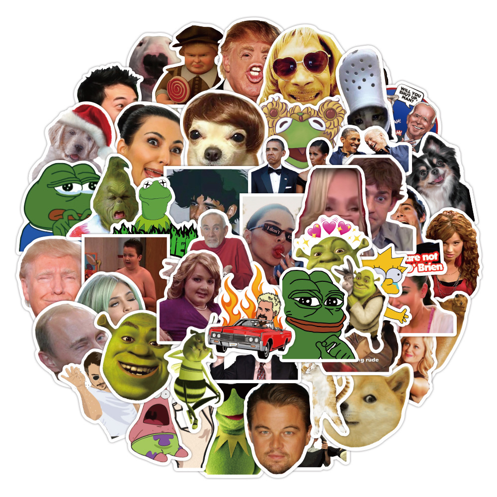 100Pcs/Lot Funny Meme Graffiti Stickers Kids Toys Laptop Phone Motorcycle Car Fridge Guitar DIY Waterproof Sticker Decals
100Pcs/Lot Funny Meme Graffiti Stickers Kids Toys Laptop Phone Motorcycle Car Fridge Guitar DIY Waterproof Sticker Decals