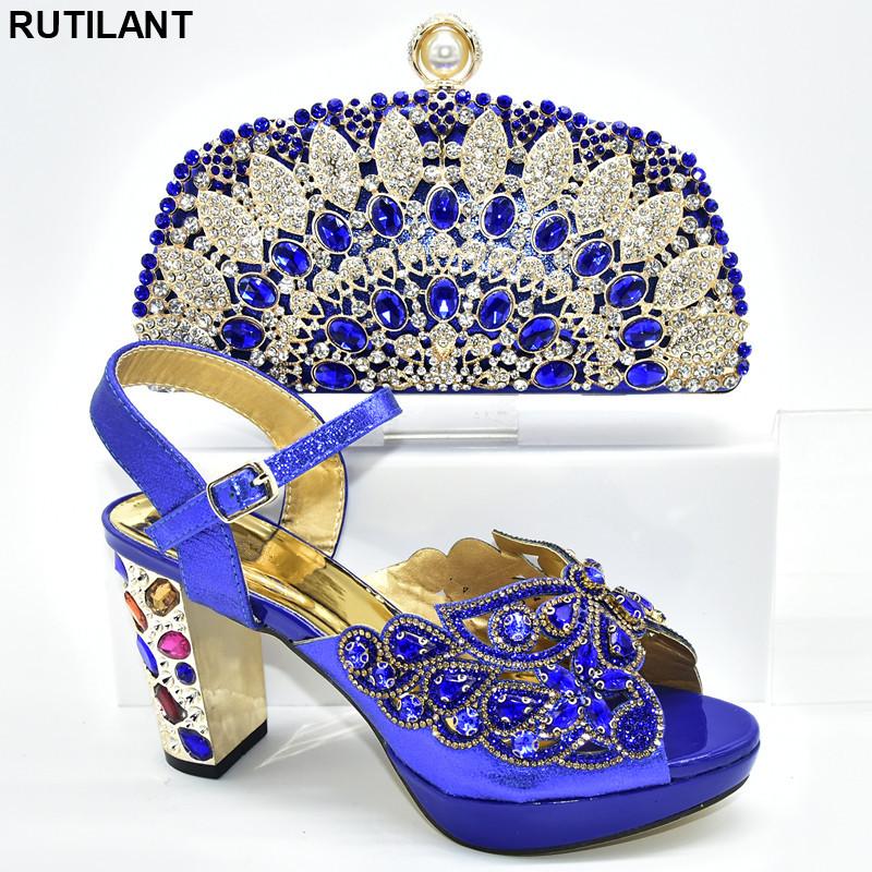 Dress Shoes Arrival Wedding Bride Cristal Summer High Heeled For Women Ladies With Matching Bags Set Metal Decoration, Black
Dress Shoes Arrival Wedding Bride Cristal Summer High Heeled For Women Ladies With Matching Bags Set Metal Decoration, Black
