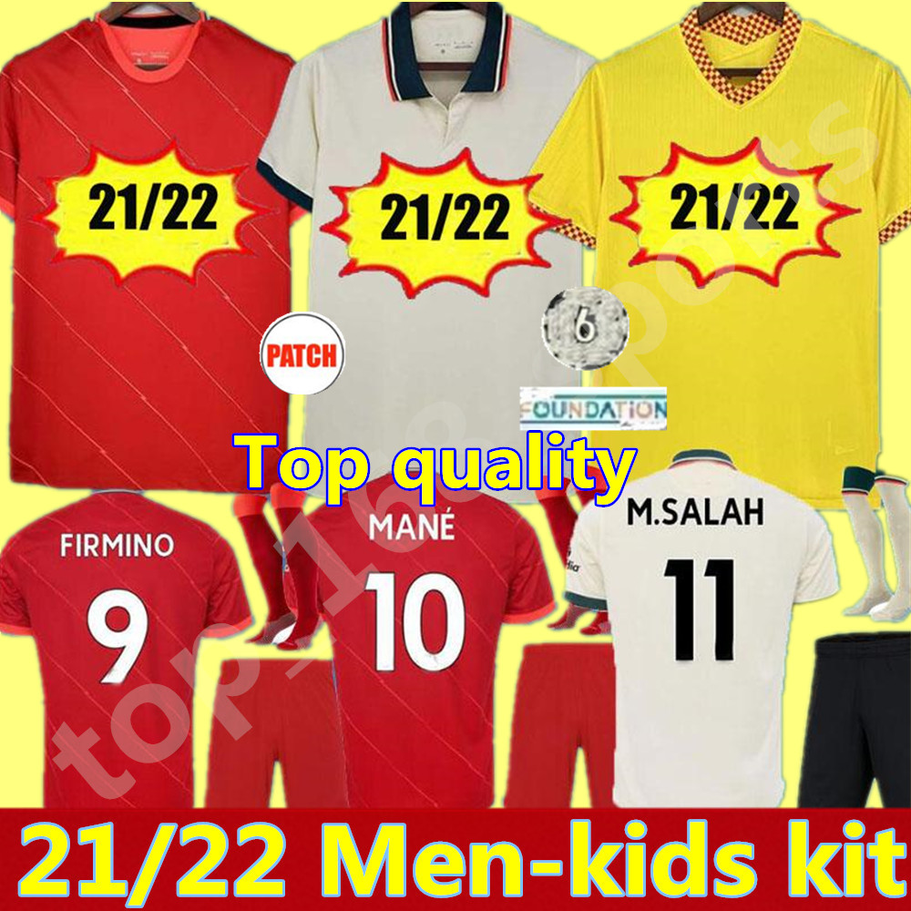 21 22 adult Men Women kids kit M.SALAH VIRGIL FIRMINO soccer jersey home away 3rd MANE HENDERSON GK A.BECKER DIOGO J. 2021 2022 youth football shirt, Black;yellow
21 22 adult Men Women kids kit M.SALAH VIRGIL FIRMINO soccer jersey home away 3rd MANE HENDERSON GK A.BECKER DIOGO J. 2021 2022 youth football shirt, Black;yellow