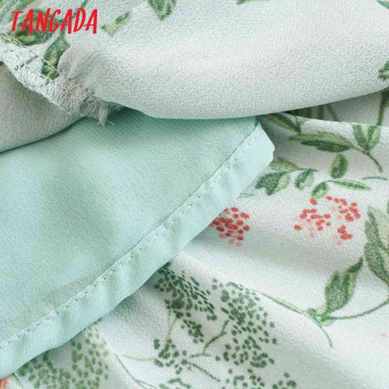 Summer Fashion Women Floral Print Chiffon Arrival Bow Strap Ladies Long Dress Vestidos 3D10 210416