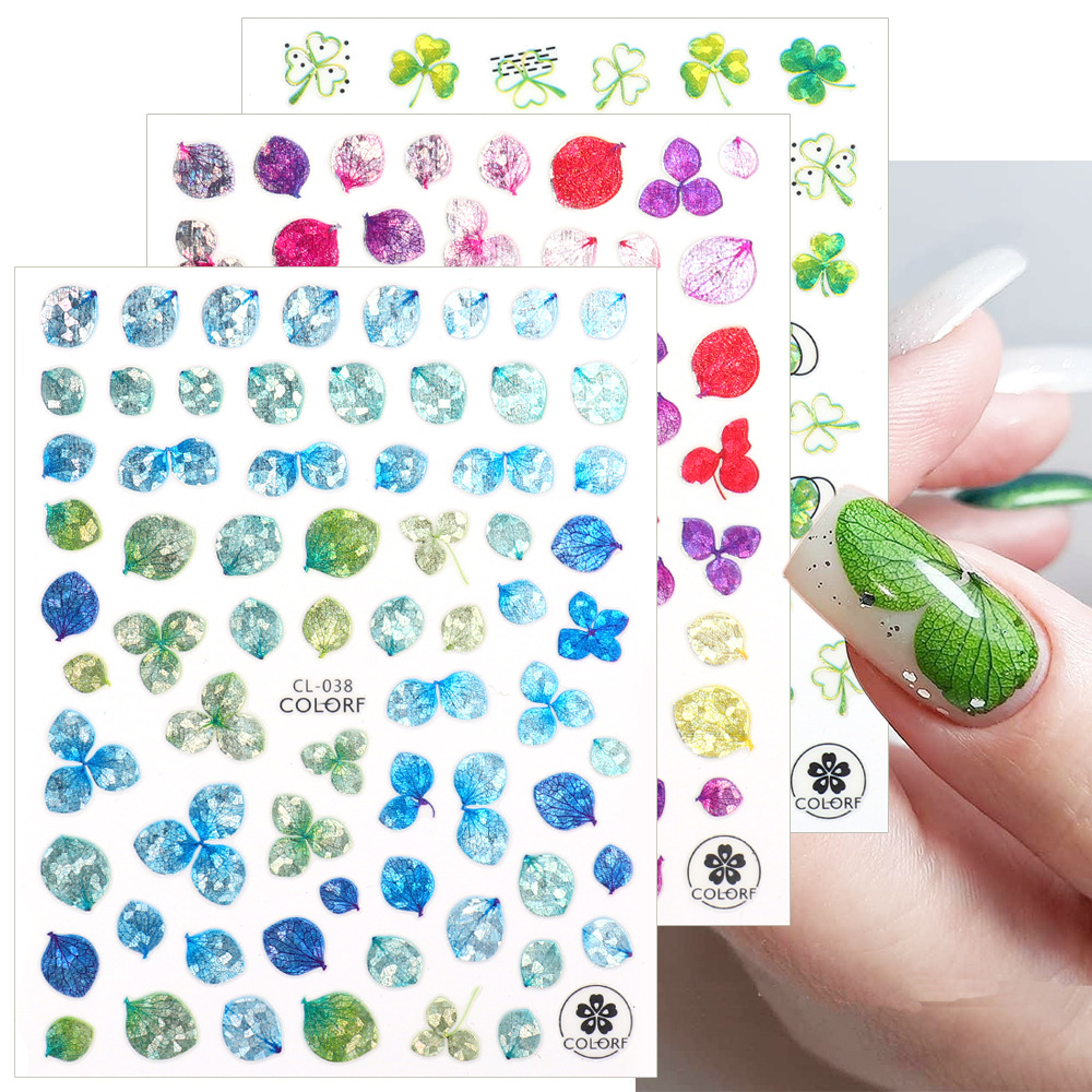 3D Leaf Clover Nail Design Lucky Green Shamrock Gingko Stickers Decals Nails Art Decoration for Manicure Accessories CHCL037-052, Cl-037
3D Leaf Clover Nail Design Lucky Green Shamrock Gingko Stickers Decals Nails Art Decoration for Manicure Accessories CHCL037-052, Cl-037