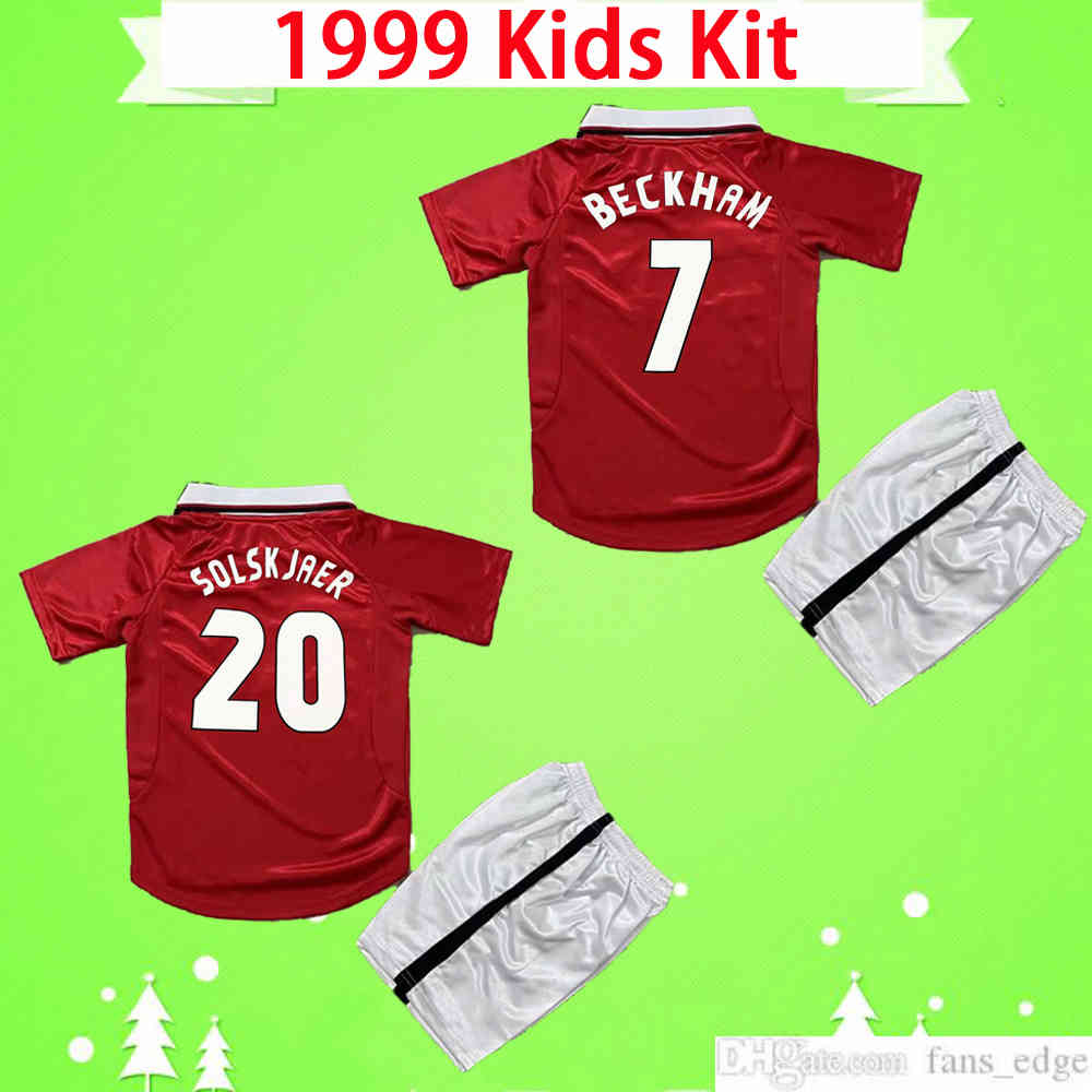 Kids kit Manchester BECKHAM GIGGS SOLSKJAER final 1999 2000 RETRO soccer jersey child MAN UTD 99 00 Vintage Classic boys football shirt top uniform, 1999 kids kit
Kids kit Manchester BECKHAM GIGGS SOLSKJAER final 1999 2000 RETRO soccer jersey child MAN UTD 99 00 Vintage Classic boys football shirt top uniform, 1999 kids kit