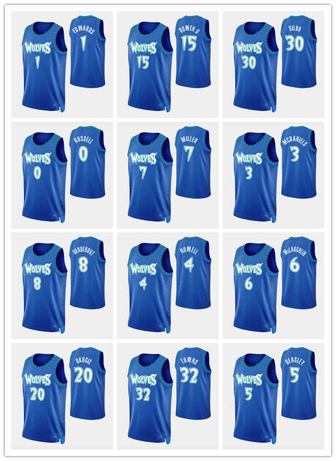 MinnesotaTimberwolvesMEN Karl-Anthony Towns D'Angelo Russell Anthony Edwards 75th Anniversary city Mixtape Edition basketball Jersey, Black
MinnesotaTimberwolvesMEN Karl-Anthony Towns D'Angelo Russell Anthony Edwards 75th Anniversary city Mixtape Edition basketball Jersey, Black