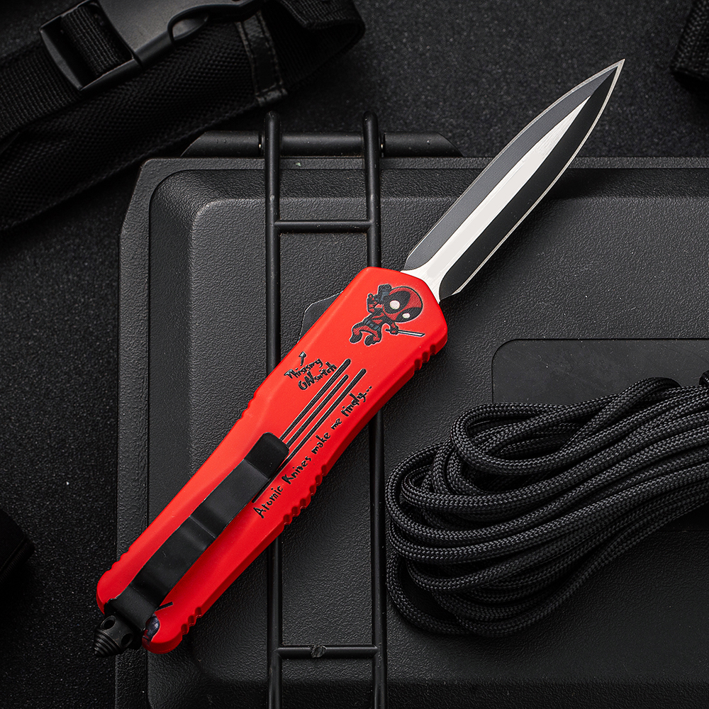 a28 customized automatic knives Benchmade knife t6061 handle CNC VG10 steel OUT pocket knife BM3300 Camping tactical Survival Hunting knife
a28 customized automatic knives Benchmade knife t6061 handle CNC VG10 steel OUT pocket knife BM3300 Camping tactical Survival Hunting knife
