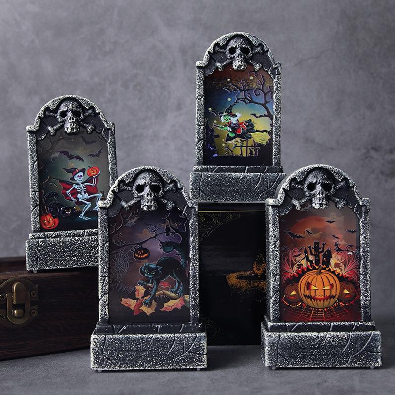 Party Decoration 1pc Halloween LED Tombstone Light Horror Happy Home Decor Retro Simulation Gravestone Lamp Decorations
Party Decoration 1pc Halloween LED Tombstone Light Horror Happy Home Decor Retro Simulation Gravestone Lamp Decorations