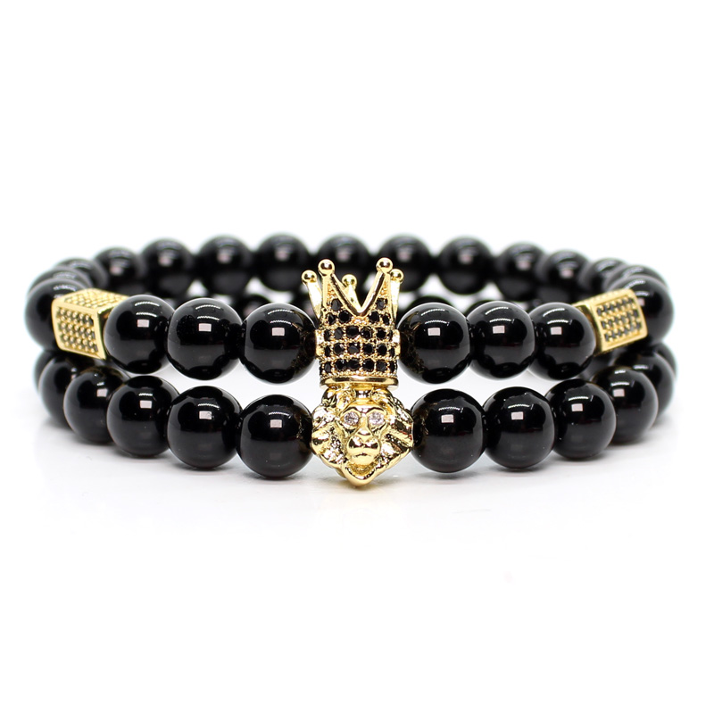 Lion Bracelet Set Men Jewelry Pulseras Pulseira Masculina Beads Jewellery Bracelets For Pulsera Hombre Armband Para Hombre, Black
Lion Bracelet Set Men Jewelry Pulseras Pulseira Masculina Beads Jewellery Bracelets For Pulsera Hombre Armband Para Hombre, Black