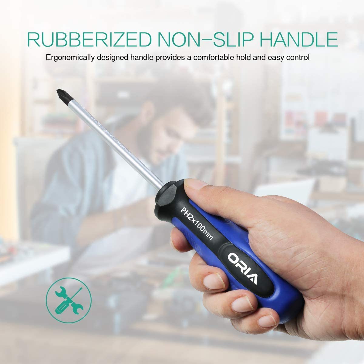 Oria screwdriver set keyhole buggy with non-skid magnetizer handle to repair the home improvement computer toys