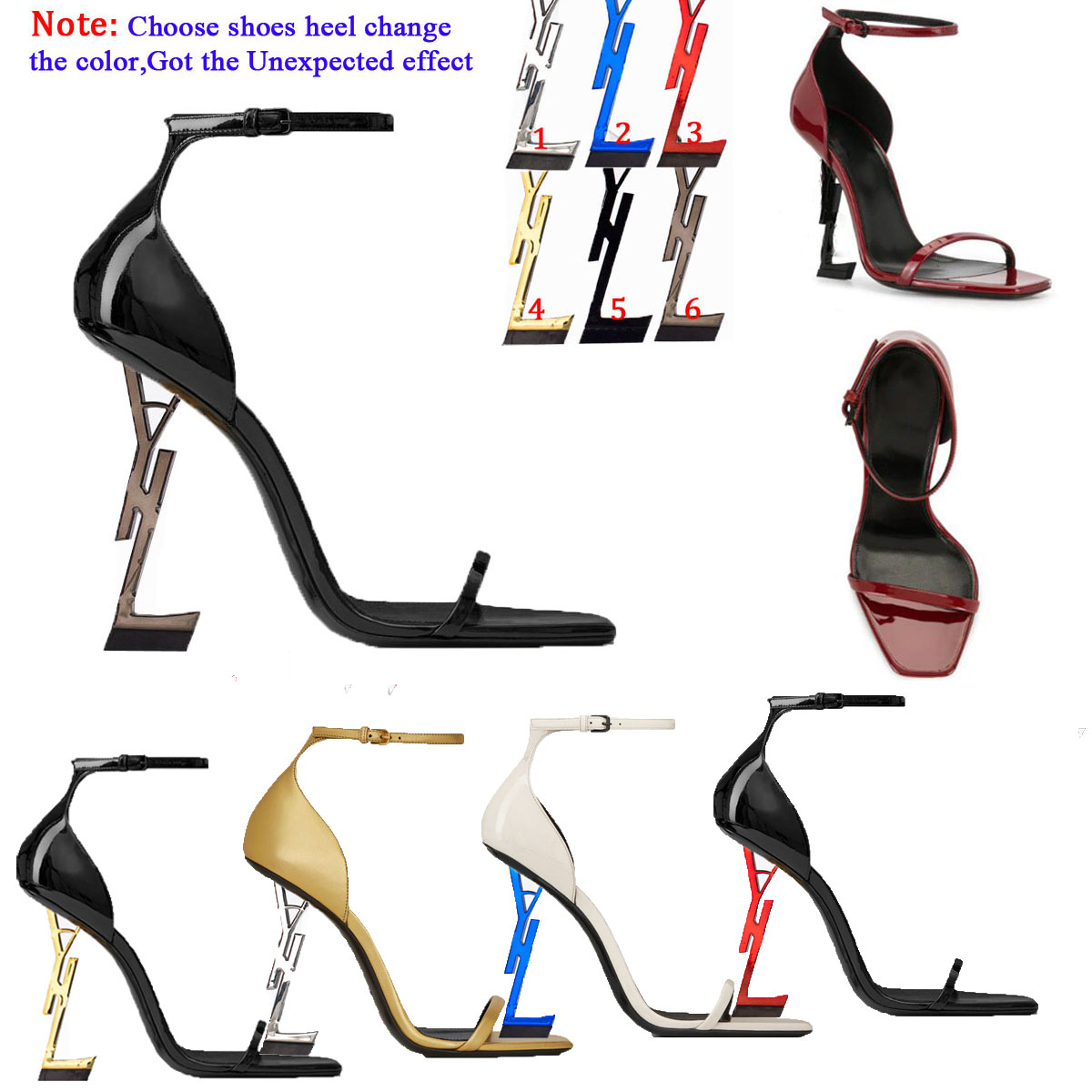 2021 fashion Dress shoes ladies Red Golden high heels Sandals exquisite and comfortable strap women letters short boots leather material size 35-42, Boxes
2021 fashion Dress shoes ladies Red Golden high heels Sandals exquisite and comfortable strap women letters short boots leather material size 35-42, Boxes