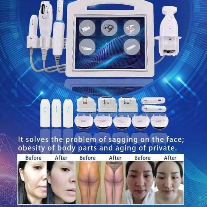 High frequency Focused Ultrasound 4Dhifu anti-aging wrinkle double chin removel instrument Eyes Neck skin tightening face lifting firmness12lines hifu