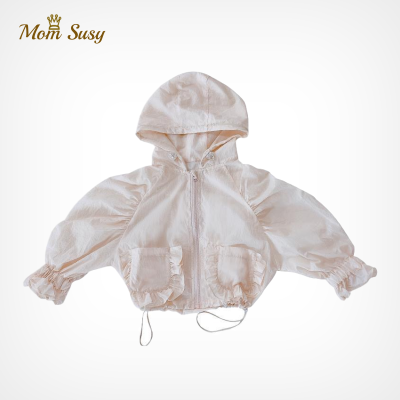 Jackets Summer Baby Girls Sun UV Mosquito Protection Coat Ruffle Princess Infant Toddler Jacket Hooded Outerwear Air Conditioner Clothes, Blue;gray
Jackets Summer Baby Girls Sun UV Mosquito Protection Coat Ruffle Princess Infant Toddler Jacket Hooded Outerwear Air Conditioner Clothes, Blue;gray
