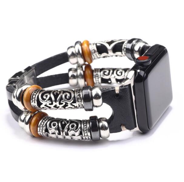 Vintage PU Leather Embossed Ornament Wristband For Apple Watch Series 4/3 Replacement Women Men Bracelet Strap
Vintage PU Leather Embossed Ornament Wristband For Apple Watch Series 4/3 Replacement Women Men Bracelet Strap