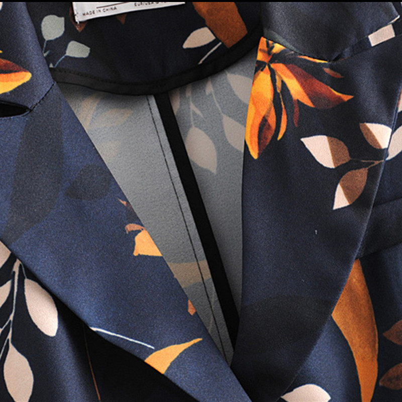 beauty Fashion Office Lady Blazer Women Printed Sunscreen Casual Loose Suit Jacket Spring Autumn Outrware 210514