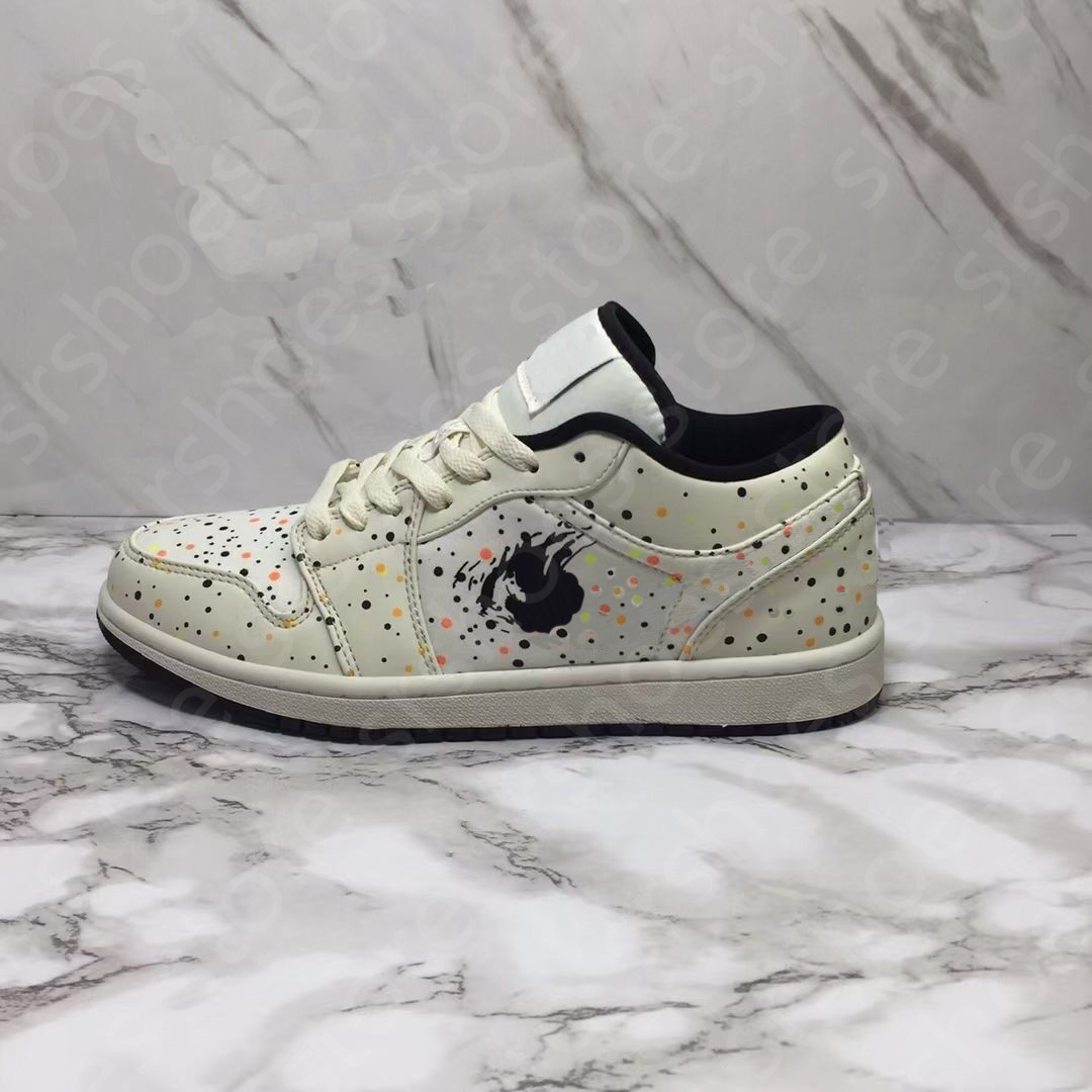 Paint Splatter 1 Low SE Multicolor Wash Ink Spray point Leather Shoes White Black Women Men Sneaker Runner Basketball Skateboard trainer Size 36-45, For balance;no shoes
Paint Splatter 1 Low SE Multicolor Wash Ink Spray point Leather Shoes White Black Women Men Sneaker Runner Basketball Skateboard trainer Size 36-45, For balance;no shoes