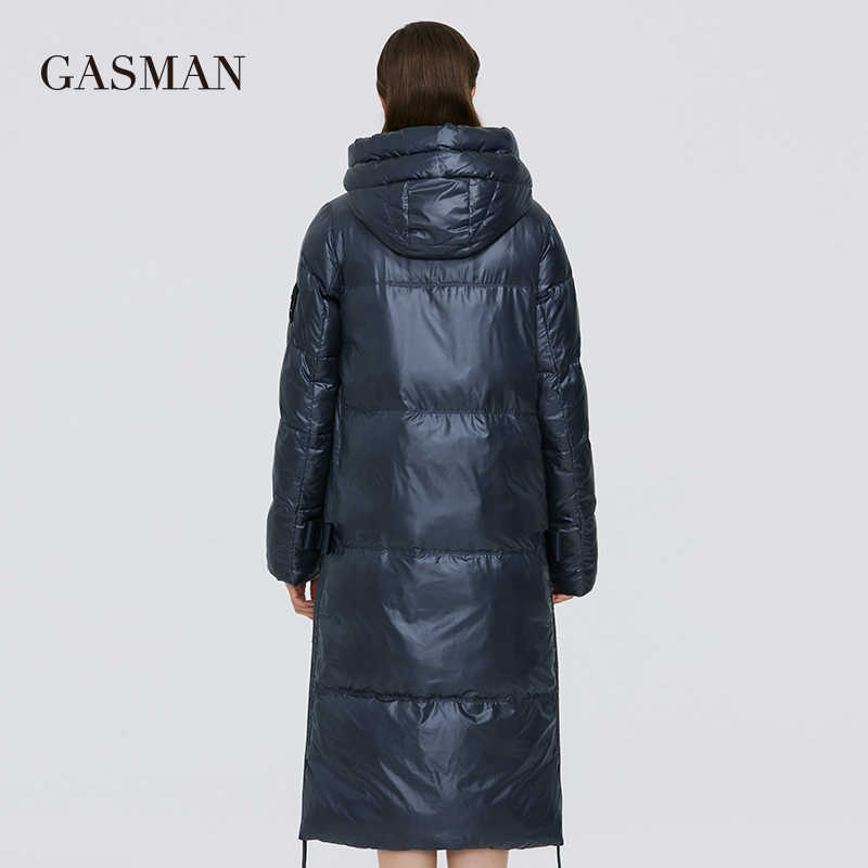 GASMAN warm long thick parka Women's winter jacket for womens hooded outwear clothes Female coat women down 027 211011