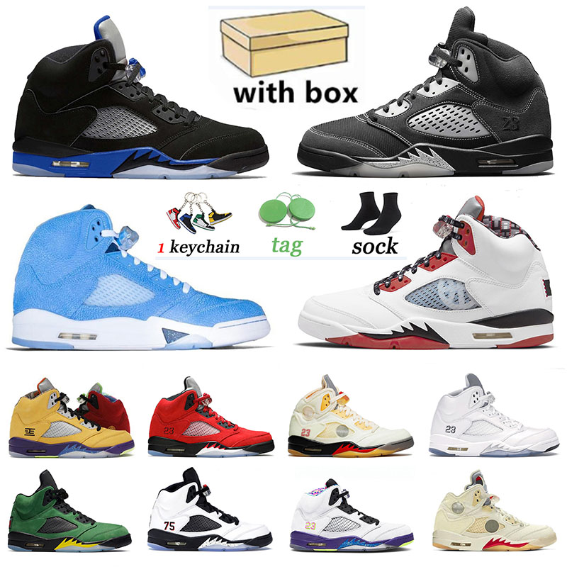 Air Jorden 5 With Box Sports Basketball Shoes Alternate Off Men Trainers Jumpman 5s Retro Sneakers Fire Red Racer Blue Raging Jordan Black Muslin Desert Camo White, B13 white cement 40-47
Air Jorden 5 With Box Sports Basketball Shoes Alternate Off Men Trainers Jumpman 5s Retro Sneakers Fire Red Racer Blue Raging Jordan Black Muslin Desert Camo White, B13 white cement 40-47