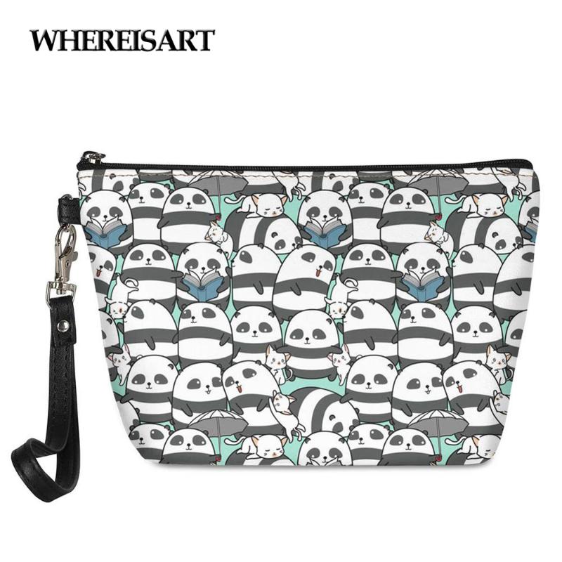 Fashion Women Make Up Pouch Cute Floral Panda Print Leather Cosmetic Bag For Makeup Mini Travel Wash Toiletry Bags & Cases
Fashion Women Make Up Pouch Cute Floral Panda Print Leather Cosmetic Bag For Makeup Mini Travel Wash Toiletry Bags & Cases