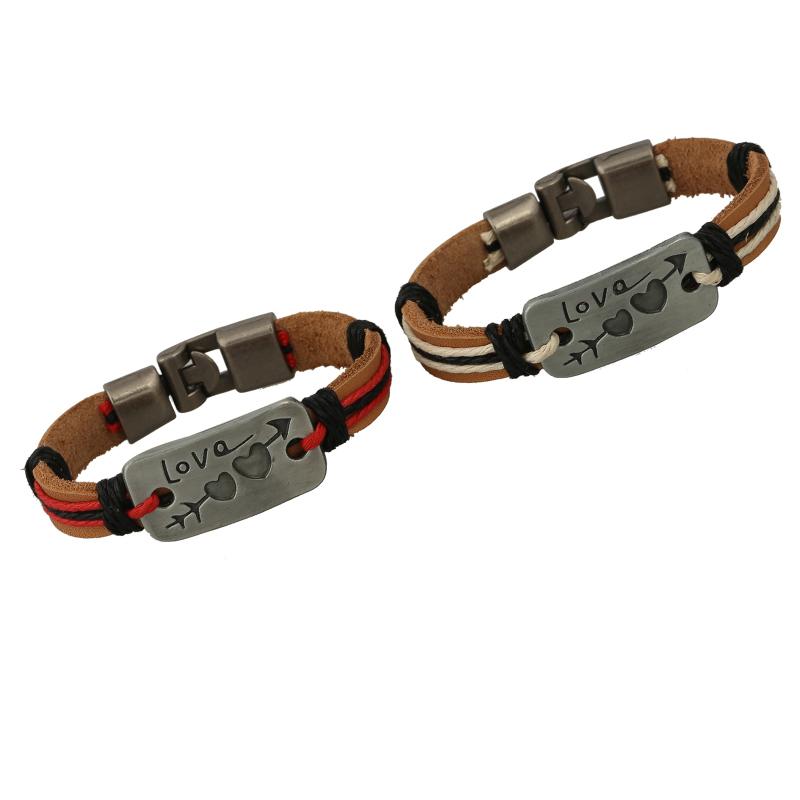 Charm Bracelets Creative Cupid Arrow Couple Bracelet Braided Cuff For Men Adjustable Jewelry Women Punk Fashion Student Wristband
Charm Bracelets Creative Cupid Arrow Couple Bracelet Braided Cuff For Men Adjustable Jewelry Women Punk Fashion Student Wristband