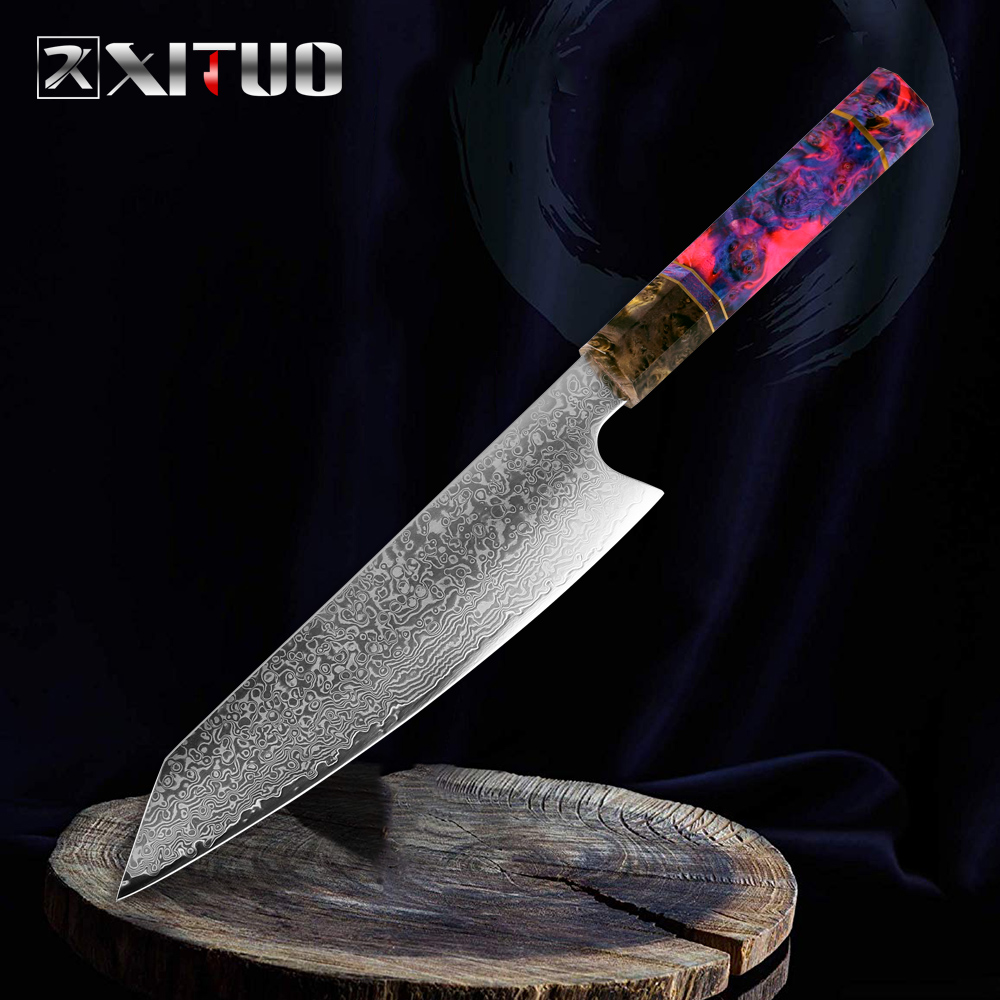 XITUO Damascus Chef Knife 8 Inch Japanese Kitchen Knife Sharp Gyuto Sice Ceaver Santoku Stabe Soid Wood Hande Cooking Too
XITUO Damascus Chef Knife 8 Inch Japanese Kitchen Knife Sharp Gyuto Sice Ceaver Santoku Stabe Soid Wood Hande Cooking Too