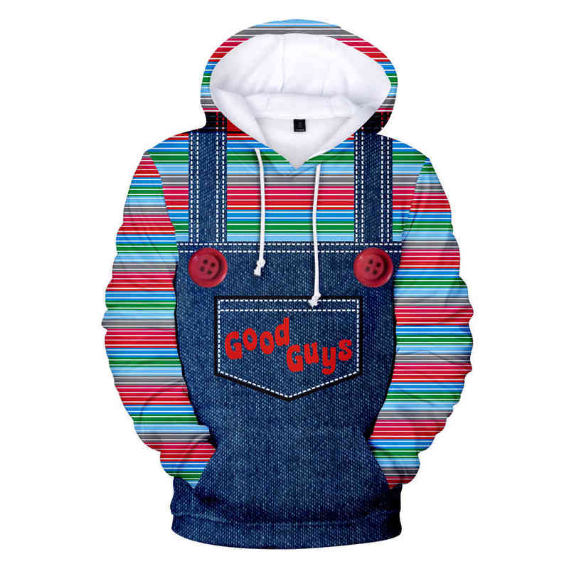 

Novelty Good guys chucky 3D Hoodie Men/women Autumn Fashion Cool Sweatshirts Hoody Print Good guys chucky Hoodies for teen girls Y1213