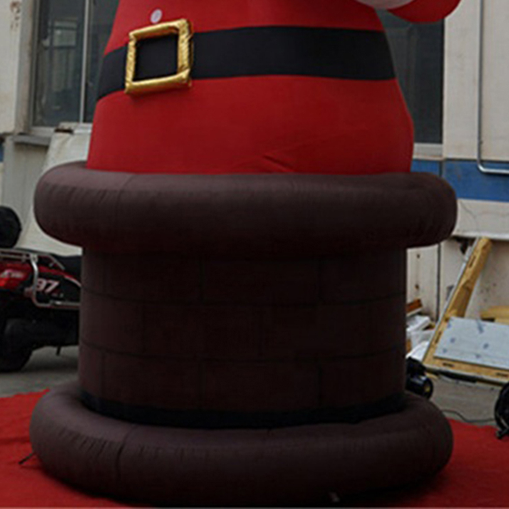 Giant Inflatable Santa Claus For Christmas gathering Decoration, Father man Climbing from chimney